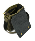 Чоловічі шкіряні сумки через плече ZE-3027-3md TARWA зелений кайзер картинка, зображення, фото