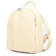 Шкіряний жіночий рюкзак бежевий Virginia Conti Italy - VC3964fbeige фото