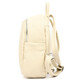 Шкіряний жіночий рюкзак бежевий Virginia Conti Italy - VC3964fbeige фото