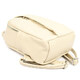 Шкіряний жіночий рюкзак бежевий Virginia Conti Italy - VC3964fbeige фото