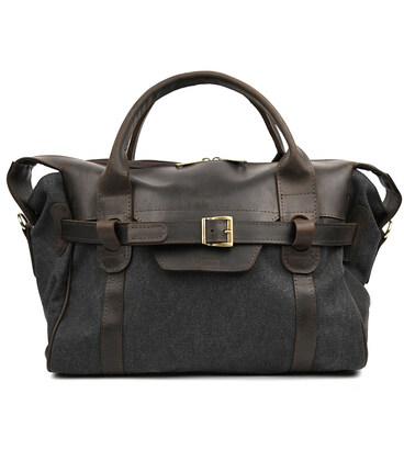 Дорожня спортивна сумка зі шкіри та канвасу RCg-7079-3md бренду TARWA картинка, зображення, фото