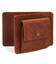 Затискач із монетницею шкіряний коньячний RB-hold2-3md TARWA картинка, зображення, фото
