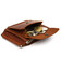 Затискач із монетницею шкіряний коньячний RB-hold2-3md TARWA картинка, зображення, фото