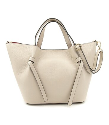 Класична жіноча шкіряна сумка бежева Firenze Italy F-IT-7632B картинка, зображення, фото