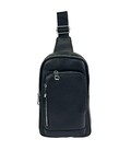 Шкіряний чорний слінг через плече Tiding Bag A25F-250131A картинка, зображення, фото