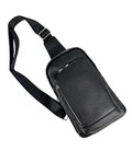 Кожаный черный слинг через плечо Tiding Bag A25F-250131A фото, картинка, изображение