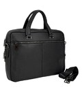 Мужская кожанная сумка для документов на два отдела Tiding Bag A25F-252311A фото, картинка, изображение