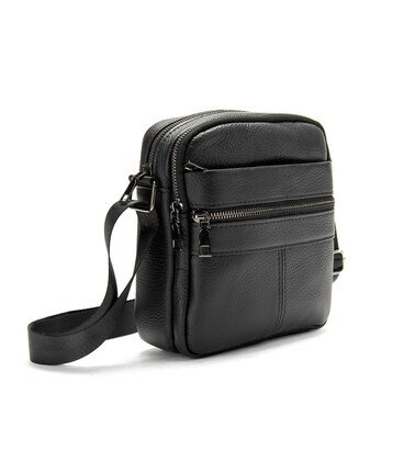 Мужская кожаная сумка через плечо маленькая Tiding Bag A25F-6625A фото, картинка, изображение