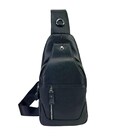 Шкіряний чорний слінг через плече Tiding Bag A25F-6809-1A картинка, зображення, фото