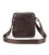 Кожаный компактный мужской мессенджер коричневый Tiding Bag M56-0080C фото, картинка, изображение