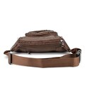 Містка шкіряна сумка на пояс коричнева Tiding Bag M56-2030C картинка, зображення, фото