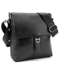 Мессенджер чорний шкіряний TIDING BAG A25-8805A картинка, зображення, фото