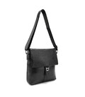 Мессенджер чорний шкіряний TIDING BAG A25-8805A картинка, зображення, фото