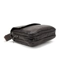 Кожаный мессенджер с клапаном на два отдела Tiding Bag M56-3508C фото, картинка, изображение