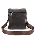 Кожаный мессенджер с клапаном на два отдела Tiding Bag M56-3508C фото, картинка, изображение
