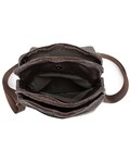 Кожаный мессенджер с клапаном на два отдела Tiding Bag M56-3508C фото, картинка, изображение