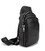 Кожаный черный мужской слинг Tiding Bag A25F-250100A фото, картинка, изображение
