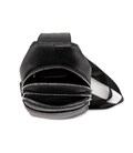 Кожаный черный мужской слинг Tiding Bag A25F-250100A фото, картинка, изображение