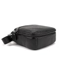 Шкіряний компактний чоловічий месенджер чорний Tiding Bag M56-0080A картинка, зображення, фото