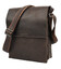Чоловіча сумка через плече на три відділення велика Limary Lim-373RC крейзі хорс фото, картинка, изображение