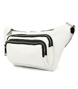 Шкіряна бананка напоясна біла сумка GS-8179-3md TARWA картинка, зображення, фото