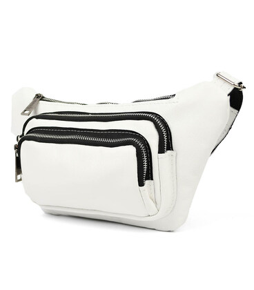 Шкіряна бананка напоясна біла сумка GS-8179-3md TARWA картинка, зображення, фото