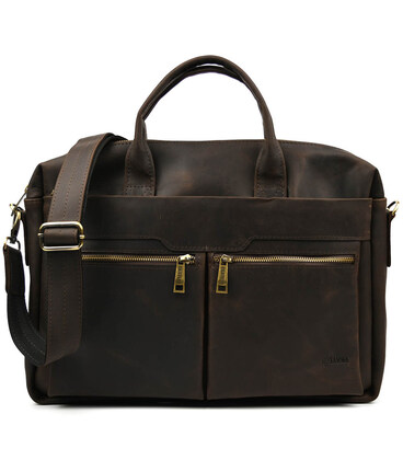 Сумка для ноутбука 15-17 дюймів коричнева TARWA RC-7122-3mdL картинка, зображення, фото