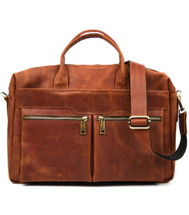 Сумка для ноутбука 15-17 дюймів коньячна TARWA RB-7122-3mdL картинка, зображення, фото