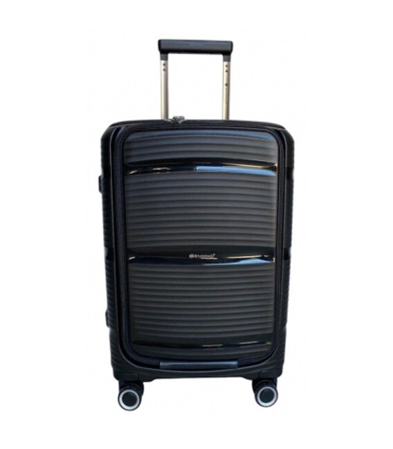 Чемодан Snowball 94103N маленький S черный фото, картинка, изображение