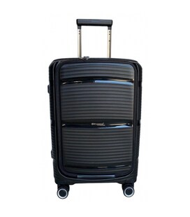 Чемодан Snowball 94103N маленький S черный фото, картинка, изображение