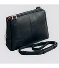 Сумка жіноча через плече 702710 Grande Pelle чорна картинка, зображення, фото