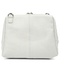 Сумка жіноча через плече 702702 Grande Pelle біла з ключницею картинка, зображення, фото