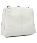 Сумка жіноча через плече 702702 Grande Pelle біла з ключницею картинка, зображення, фото