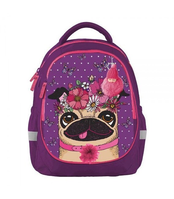 Рюкзак шкільний Bagland Butterfly 21 л. 339 фіолетовий 890 (0056566) фото, картинка, изображение