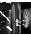 Чемодан Semi Line 20" (S) Black Marble (T5730-1) фото, картинка, изображение