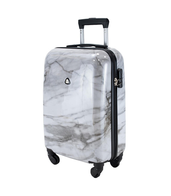 Чемодан Semi Line 20" (S) White Marble (T5731-1) фото, картинка, изображение