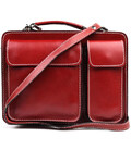Шкіряний жіночий портфель Firenze FR7007R бордовий (уцінка) картинка, зображення, фото