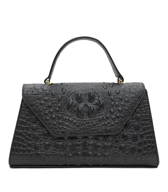 Женская кожаная сумка Borsa Leather K1213D-black фото, картинка, изображение