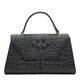 Женская кожаная сумка Borsa Leather K1213D-black фото