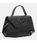 Женская кожаная сумка Borsa Leather K1213D-black фото, картинка, изображение