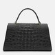 Женская кожаная сумка Borsa Leather K1213D-black фото