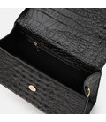 Женская кожаная сумка Borsa Leather K1213D-black фото, картинка, изображение