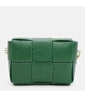 Женская кожаная сумка Borsa Leather K12118z-green фото, картинка, изображение