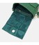 Женская кожаная сумка Borsa Leather K12118z-green фото, картинка, изображение