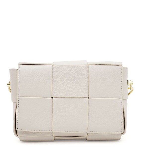 Женская кожаная сумка Borsa Leather K12118w-white фото