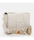 Женская кожаная сумка Borsa Leather K12118w-white фото, картинка, изображение