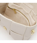 Женская кожаная сумка Borsa Leather K12118w-white фото, картинка, изображение