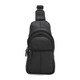 Мужской кожаный рюкзак через плечо Borsa Leather K16615D-black фото