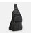 Мужской кожаный рюкзак через плечо Borsa Leather K16615D-black фото, картинка, изображение