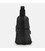 Мужской кожаный рюкзак через плечо Borsa Leather K16615D-black фото, картинка, изображение